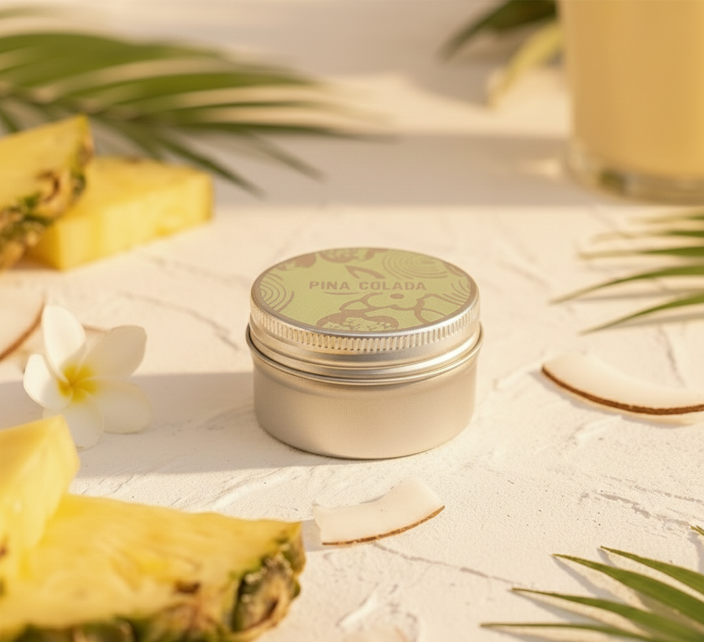 Veganiškas lūpų balzamas - „Pina Colada“ (12 g) - Image 2