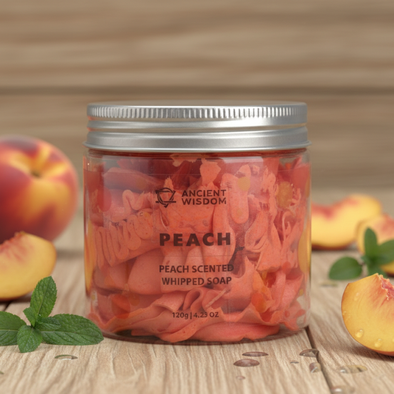 Kreminis muilas - „Peach“ (120g)