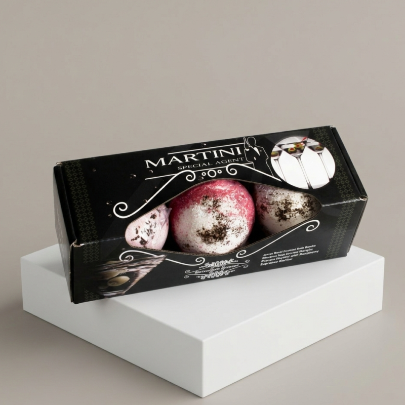 Vonios burbulų rinkinys - "Martini" (3 vnt.)