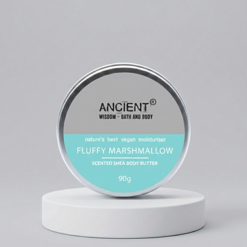 Taukmedžio kūno sviestas - „Fluffy Marshmallow" (90g)