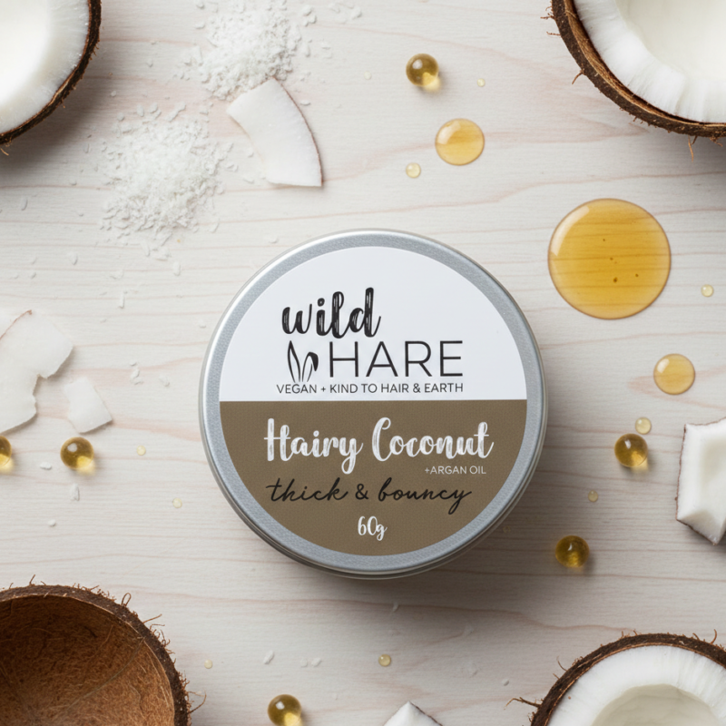 Kietasis šampūnas - "Hairy Coconut" (60g)