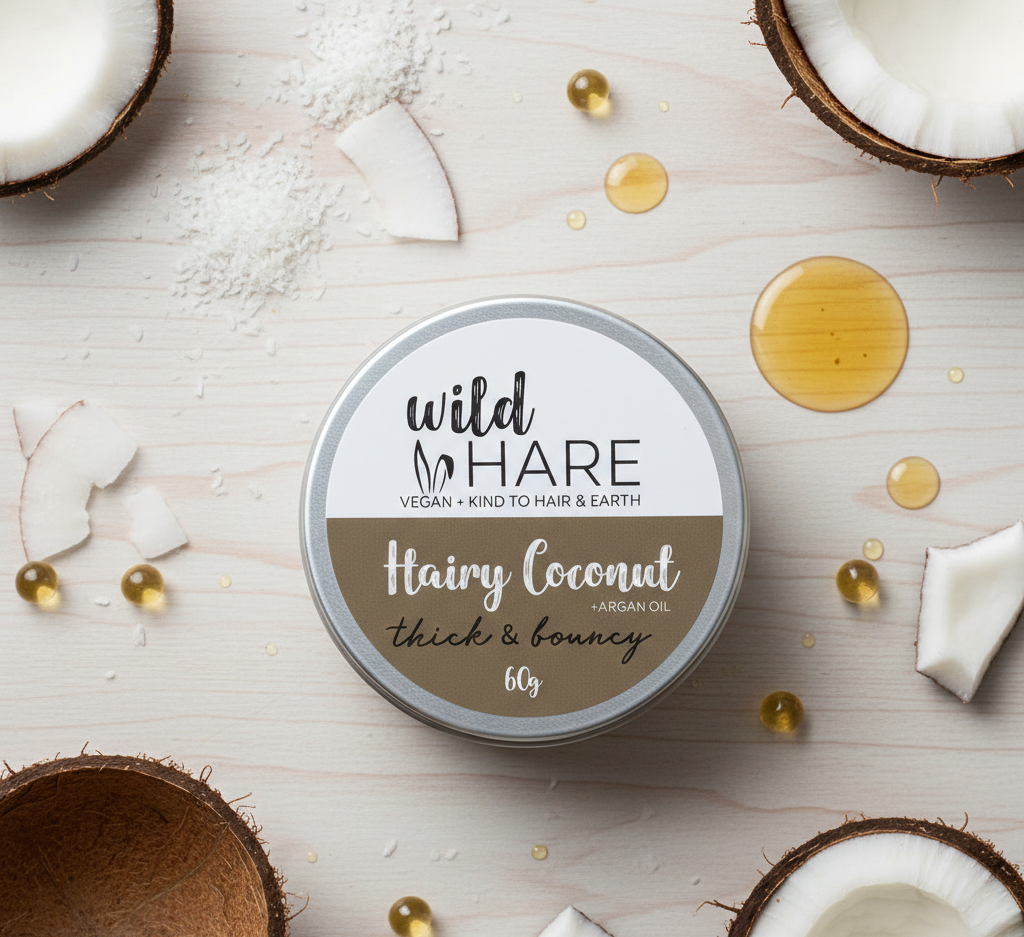 Kietasis šampūnas - "Hairy Coconut" (60g)