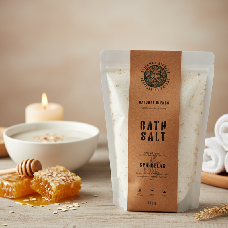 Raminanti avižų ir medaus vonios druska - "Spa Relax" (800g)
