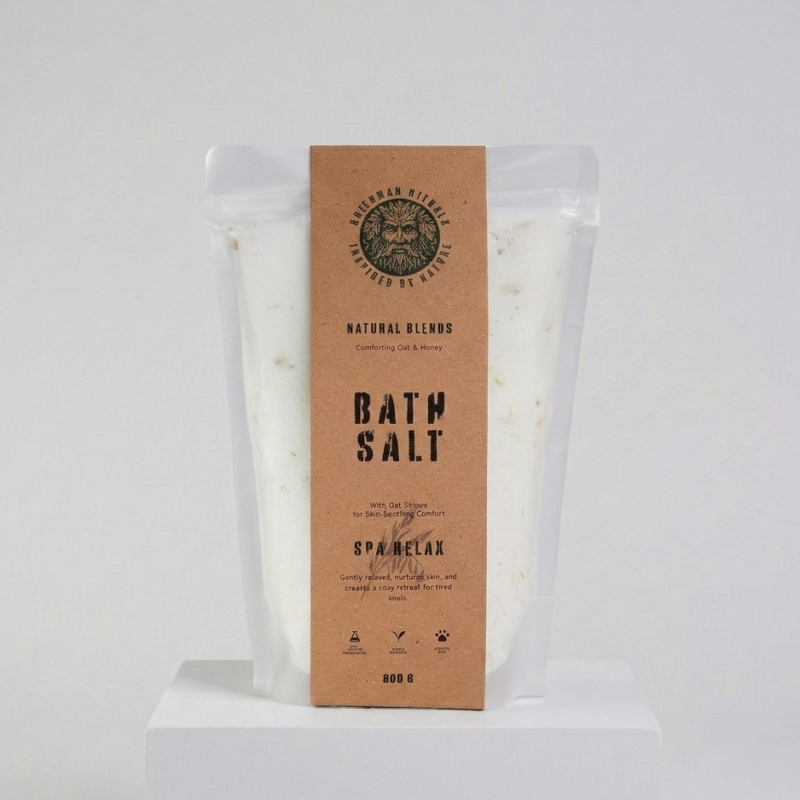 Raminanti avižų ir medaus vonios druska - "Spa Relax" (800g)