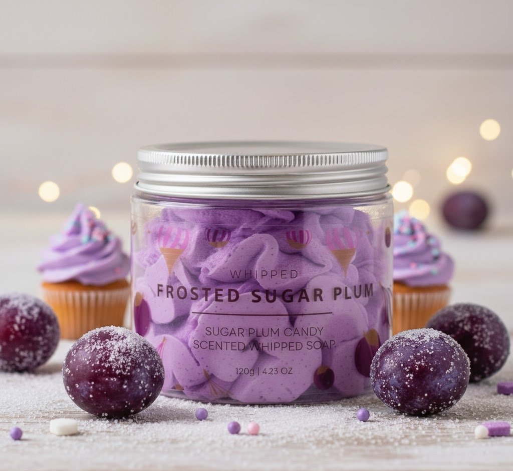 Kreminis muilas - „Frosted Sugar Plum“ (120g)