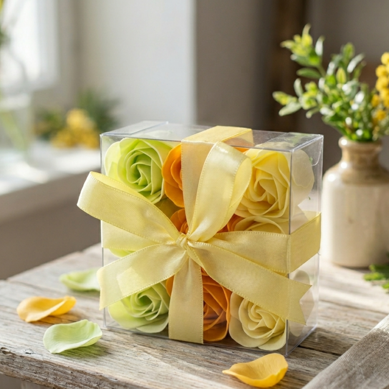 Muilo gėlių rinkinys – „Spring Roses“ (9 vnt.)