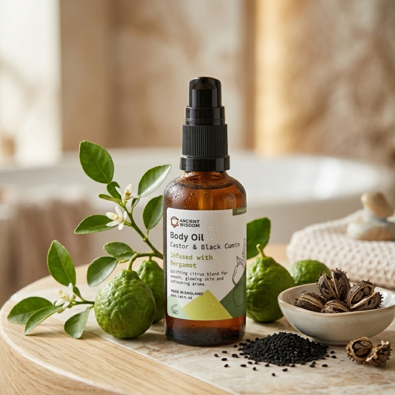 Ekologiškas kūno aliejus - "Bergamot" (50ml)