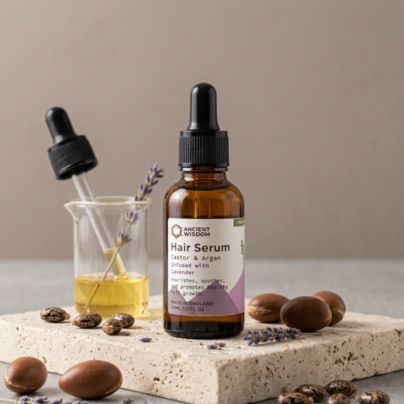 Ekologiškas plaukų serumas - "Lavender" (30 ml)