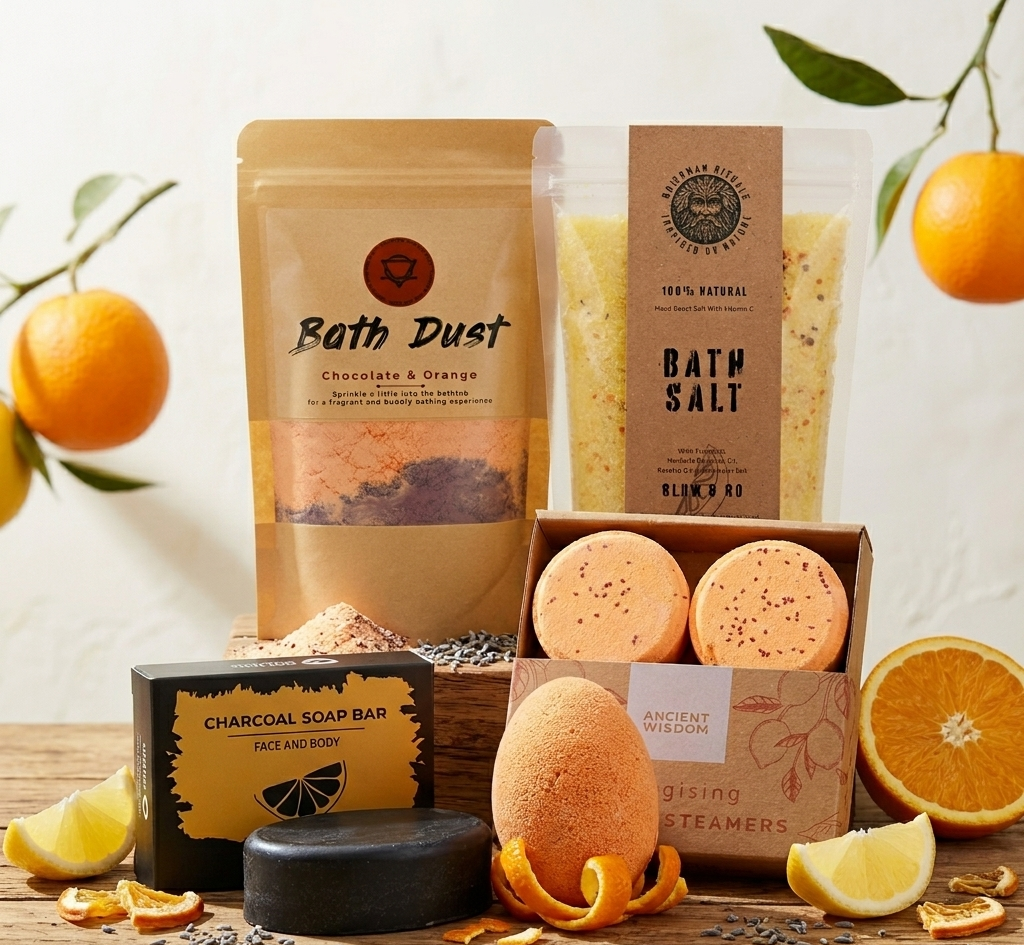 Kūno priežiūros rinkinys „Glow & Go Citrus“