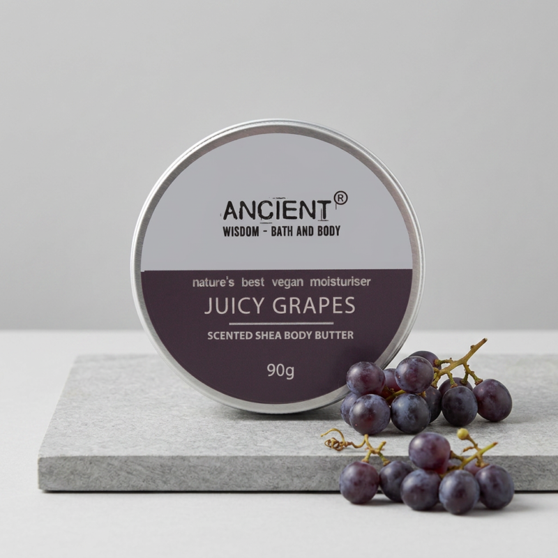 Taukmedžio kūno sviestas - „Juicy Grapes" (90g)