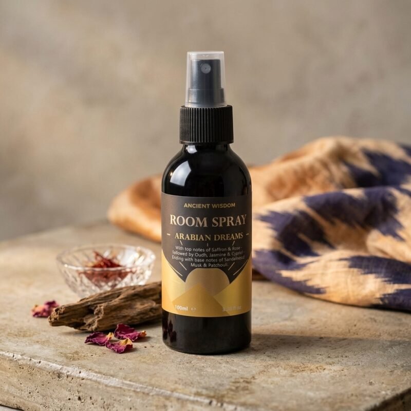 Agarmedžio purškiamas namų kvapas – „Arabian Dreams“ (100 ml)