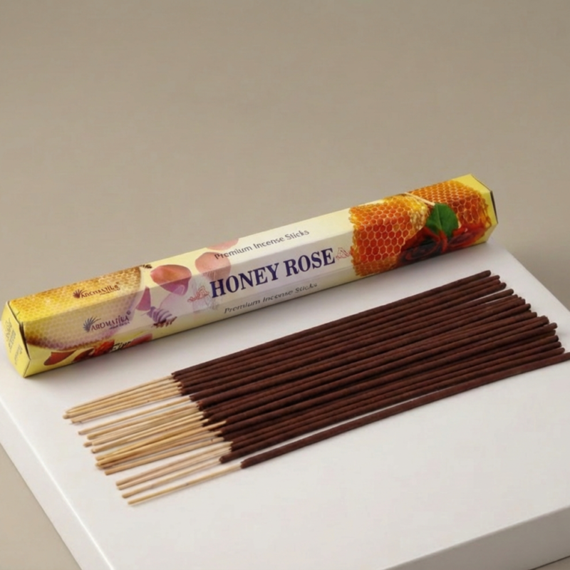 „Aromatika“ natūralūs smilkalai (be anglies) - „Honey Rose“