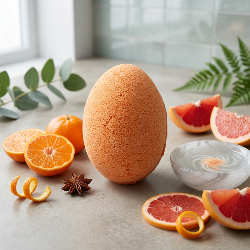 Putojantis vonios burbulas - "Tangerine & Grapefruit" (60gr.)