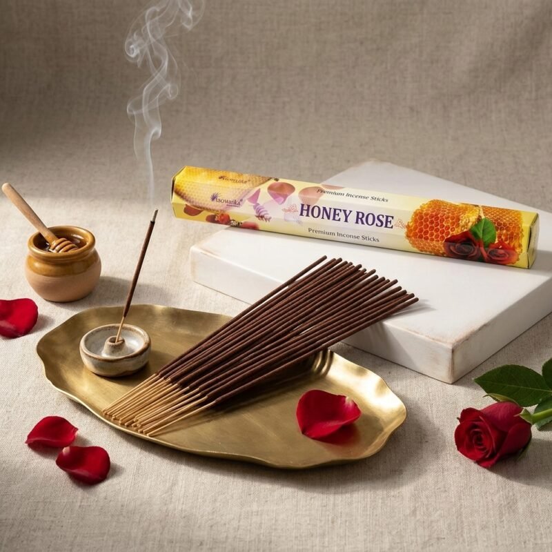 „Aromatika“ natūralūs smilkalai (be anglies) - „Honey Rose“