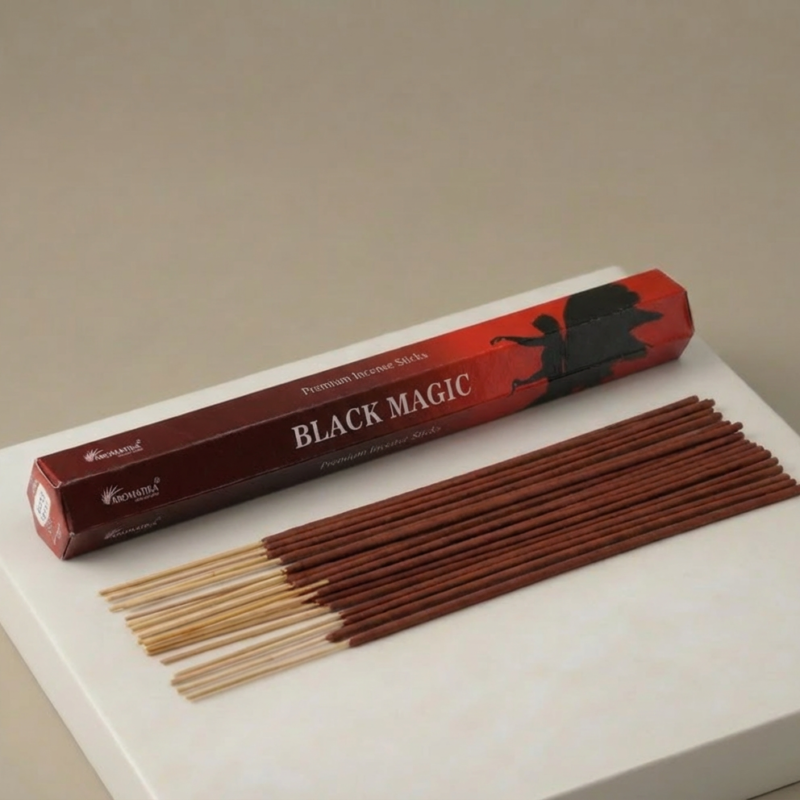 „Aromatika“ natūralūs smilkalai (be anglies) - „Black Magic“