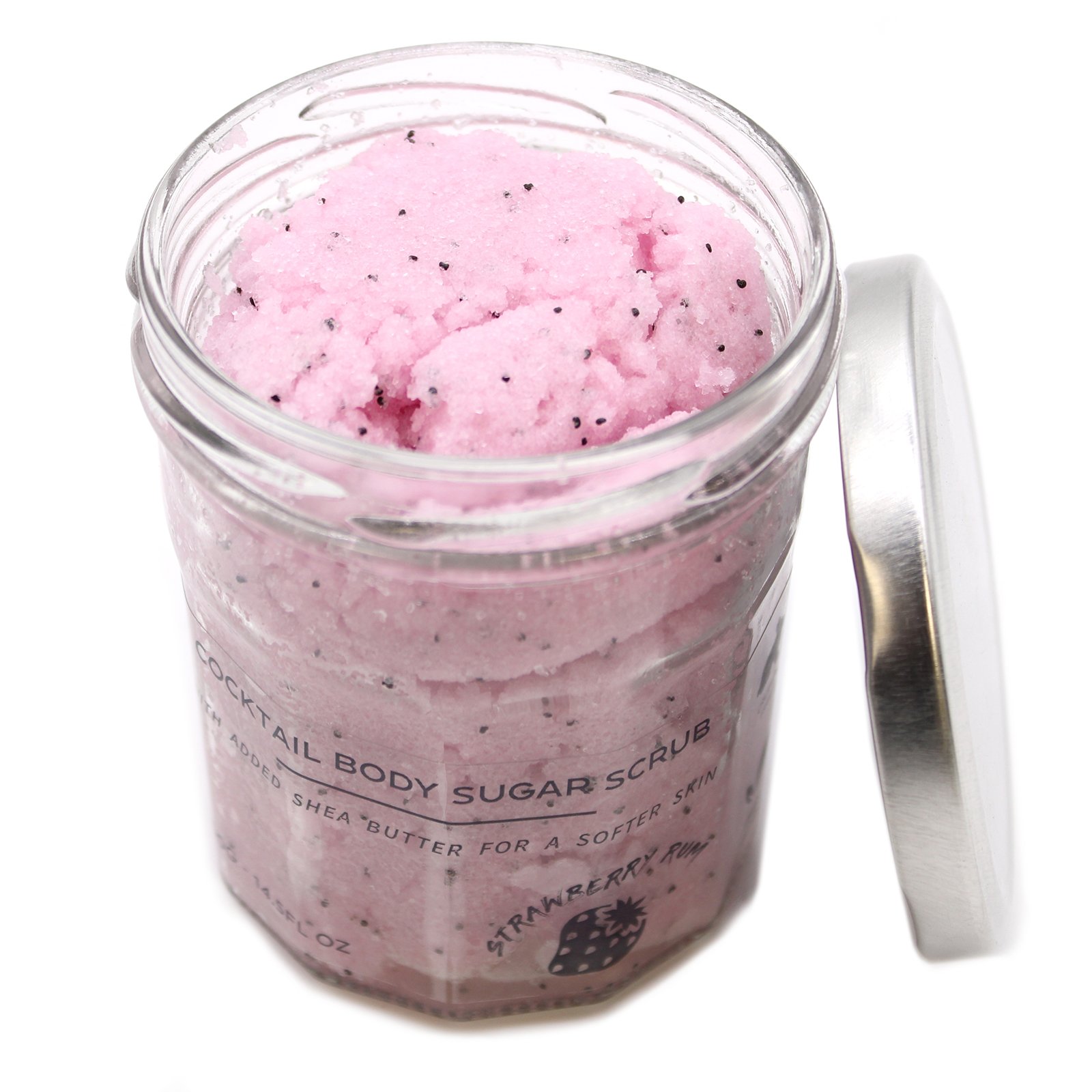 Kūno šveitiklis - " Strawberry Rum" (300g) - Image 2