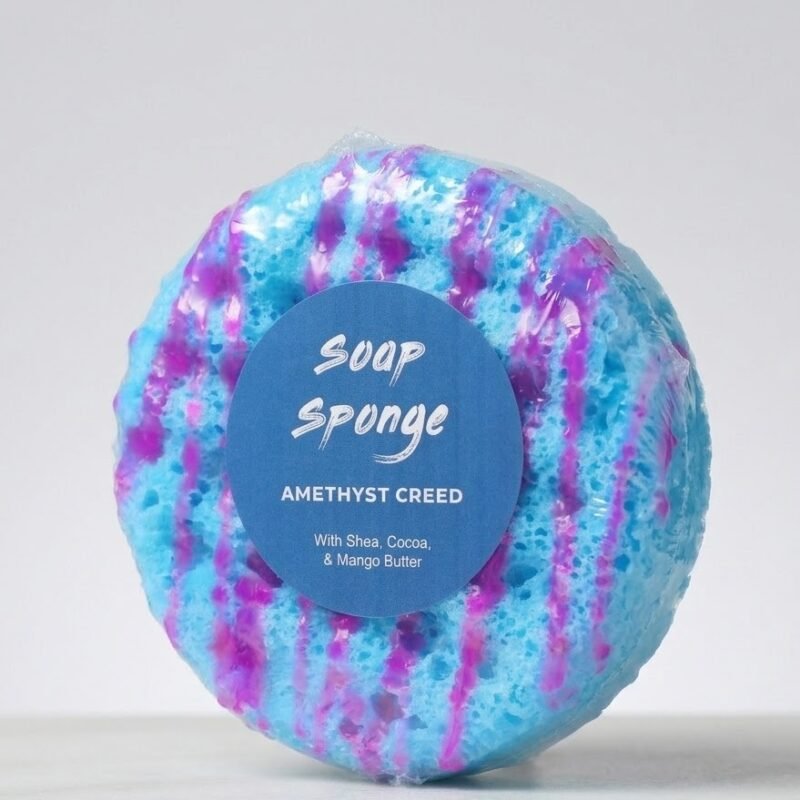 Muilo kempinė su trigubu kūno sviestu - "Amethyst Creed" (220g)