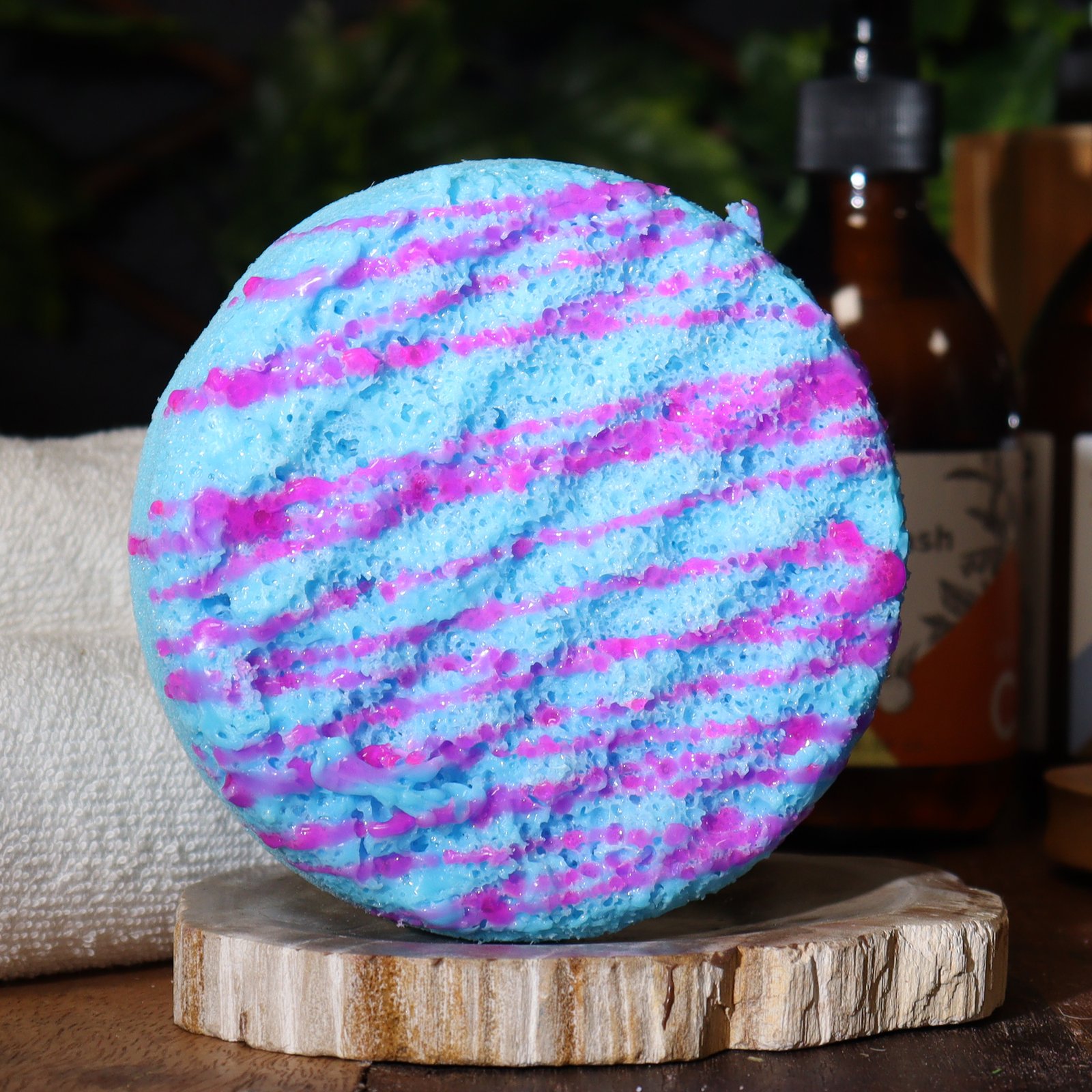 Muilo kempinė su trigubu kūno sviestu - "Amethyst Creed" (220g) - Image 2