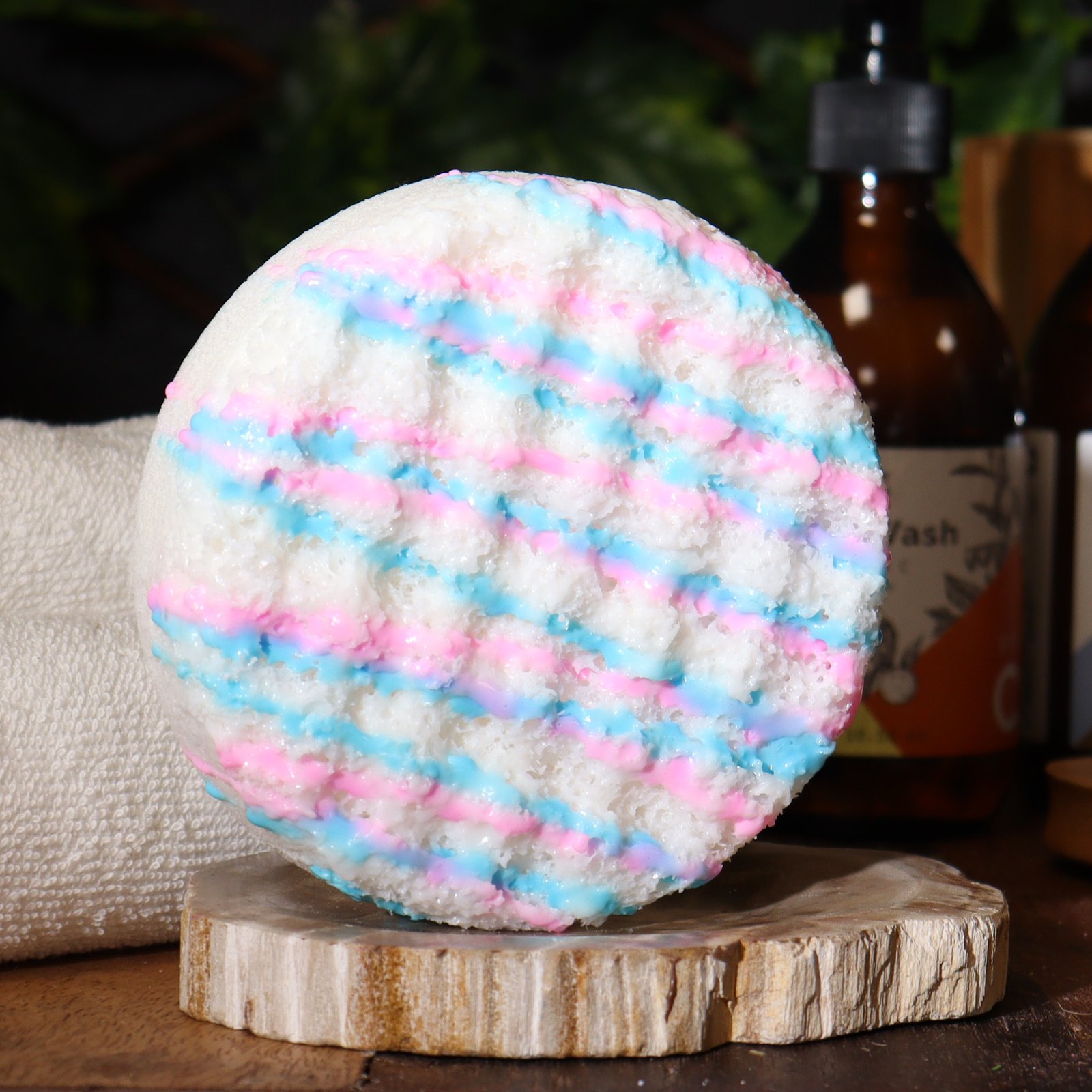 Muilo kempinė su trigubu kūno sviestu - "Baby Powder" (220g) - Image 2