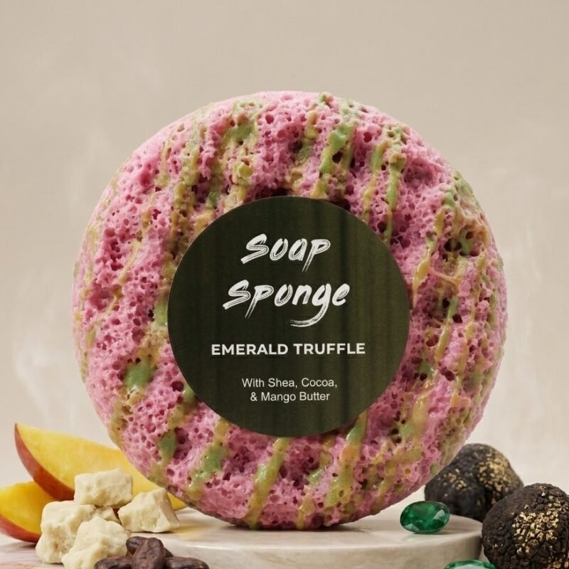 Muilo kempinė su trigubu kūno sviestu - "Emerald Truffle" (220g)
