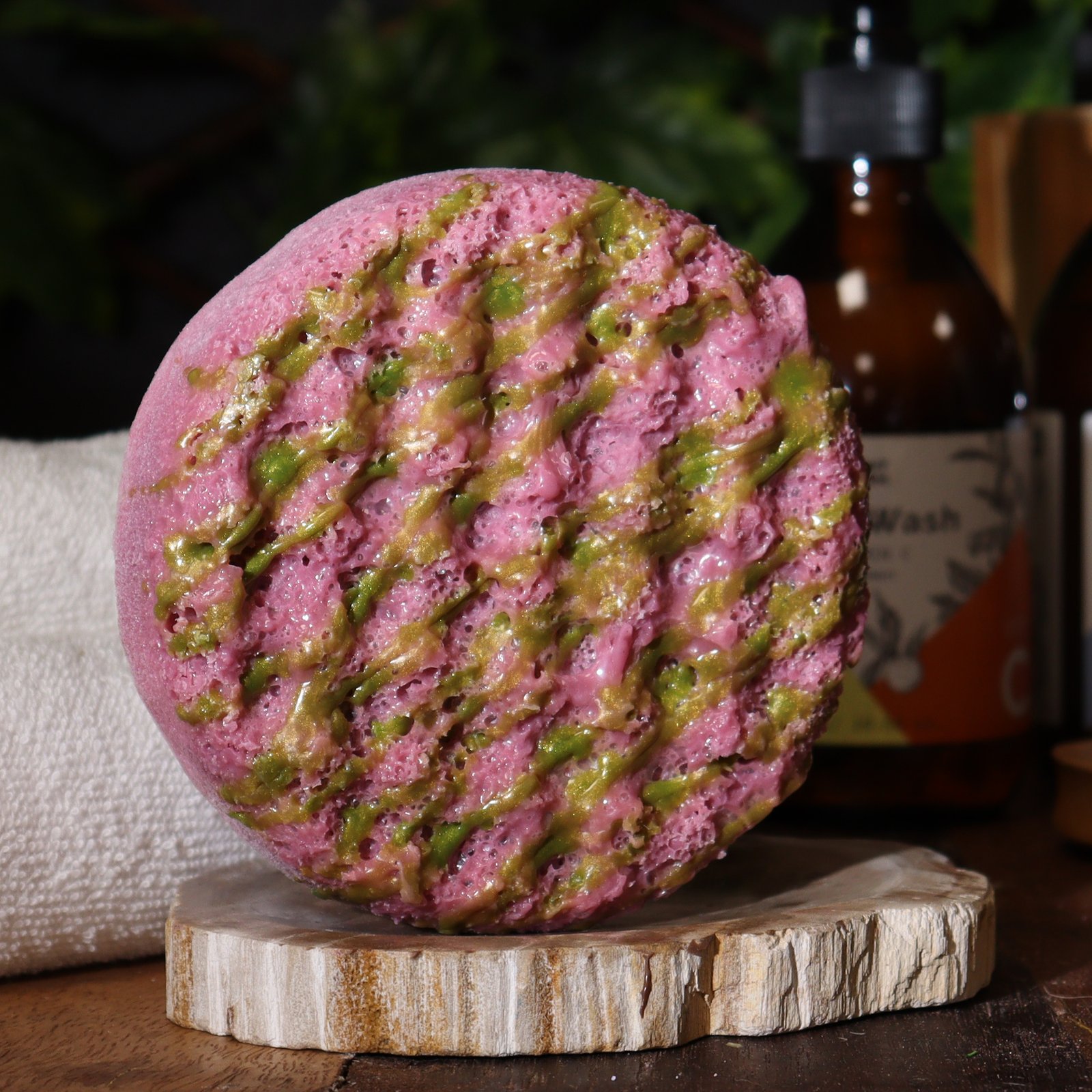 Muilo kempinė su trigubu kūno sviestu - "Emerald Truffle" (220g) - Image 2