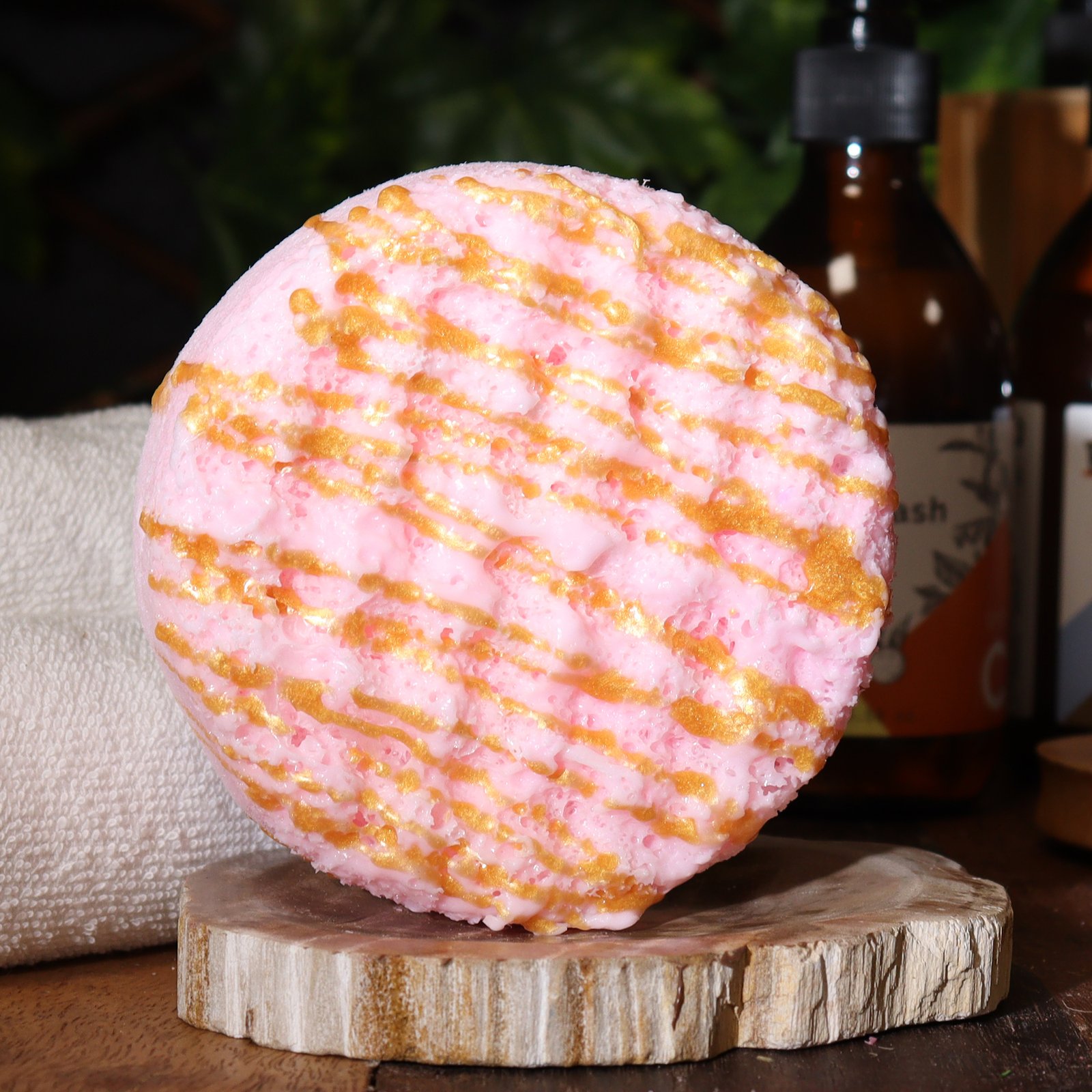 Muilo kempinė su trigubu kūno sviestu - "Pink Charlotte" (220g) - Image 2