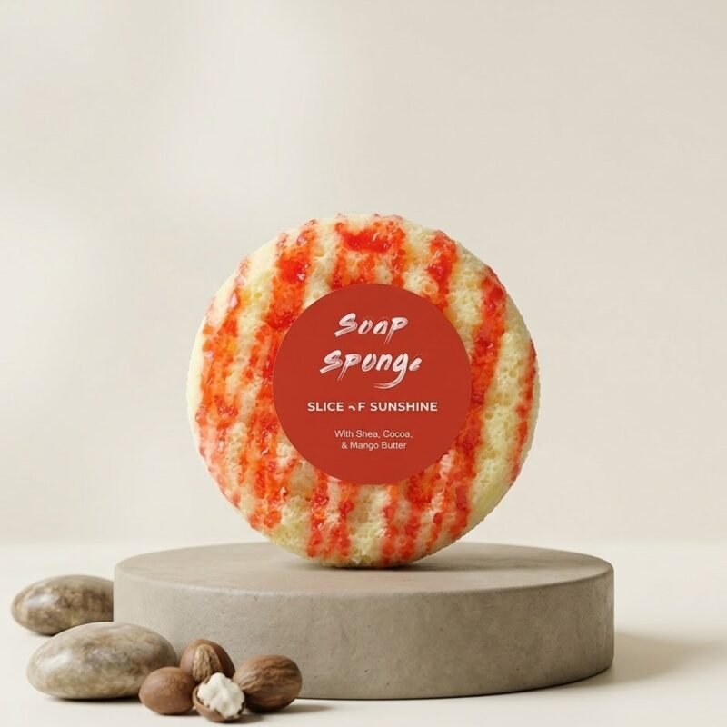 Muilo kempinė su trigubu kūno sviestu - "Slice of Sunshine" (220g)